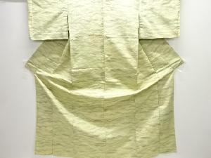 遠山模様織り出しお召単衣着物